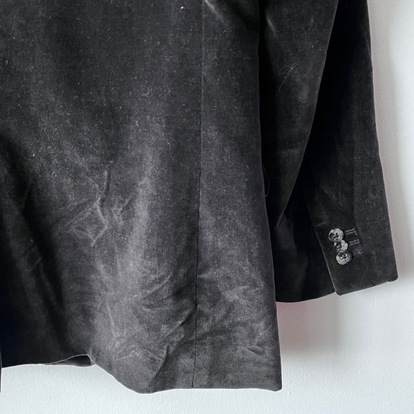 Men’s Y2K Banana Republic Velvet Brown 100% Cotton Blazer Sport Coat Size 42R - Picture 7 of 13